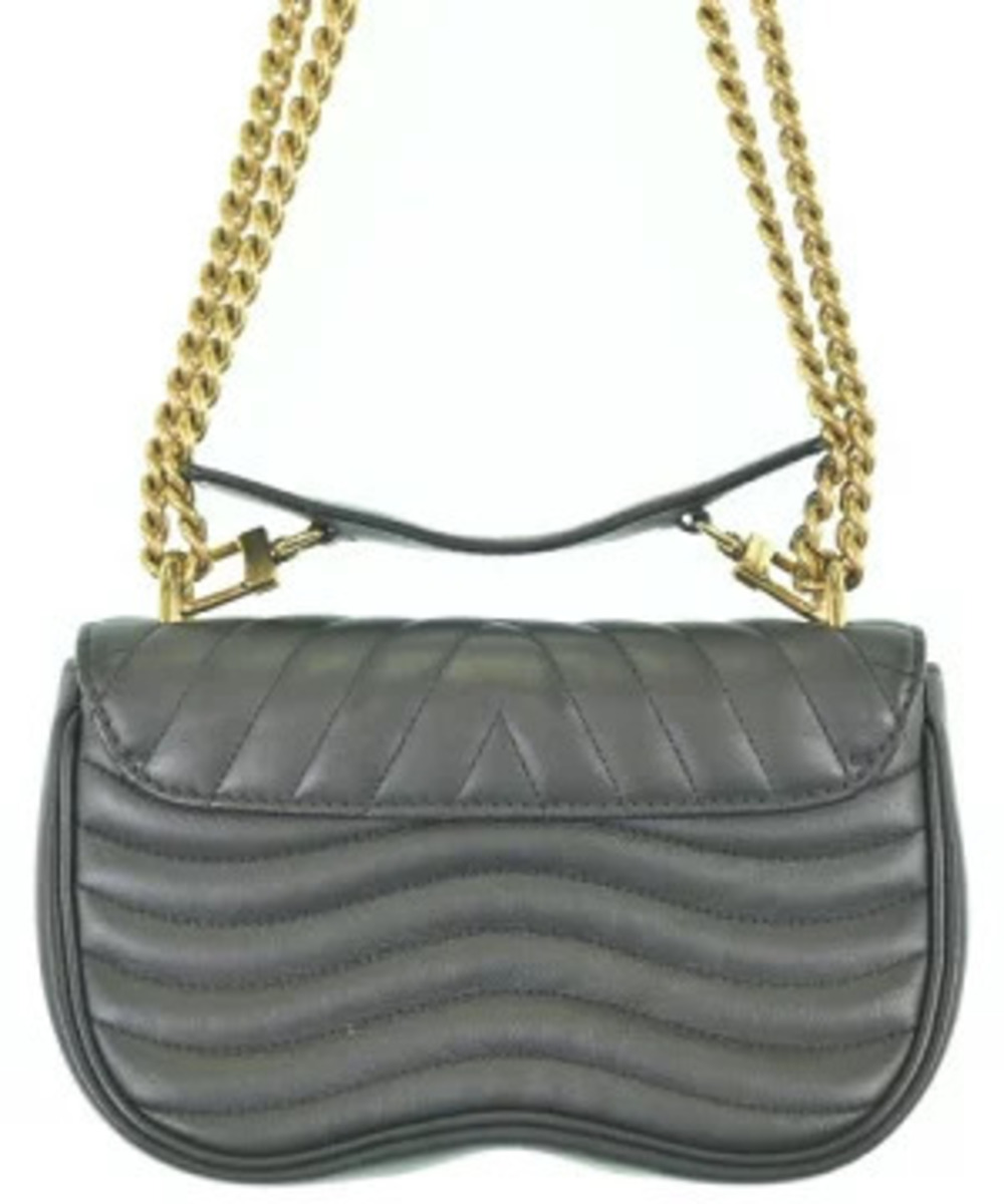 Louis Vuitton quilted Chain New Wave leather Bag black